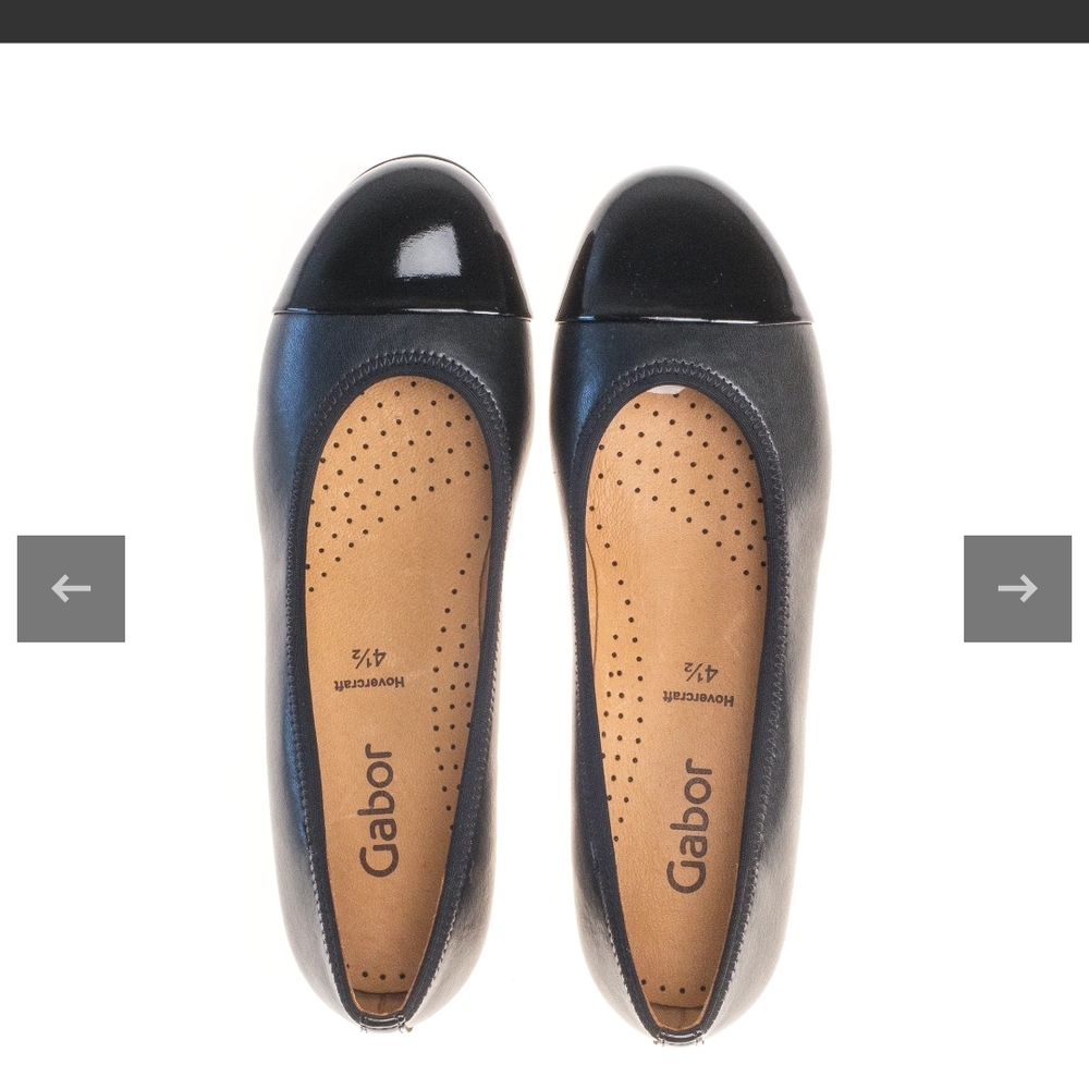 Gabor Women's Black Ballet Flats
